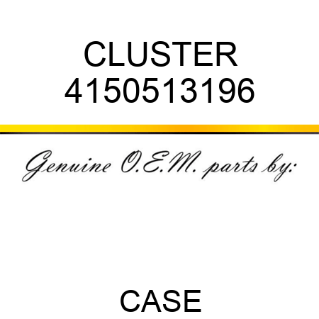 CLUSTER 4150513196