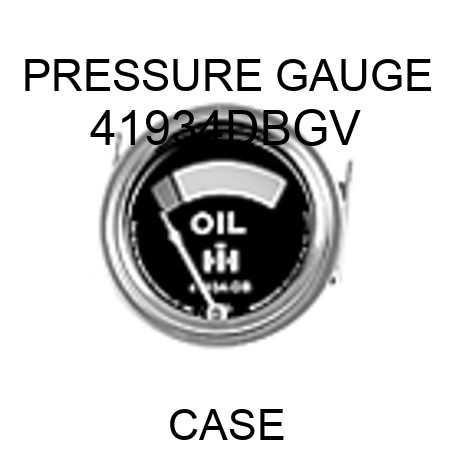 PRESSURE GAUGE 41934DBGV