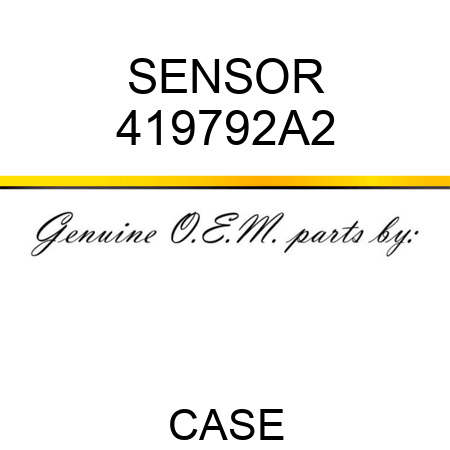 SENSOR 419792A2