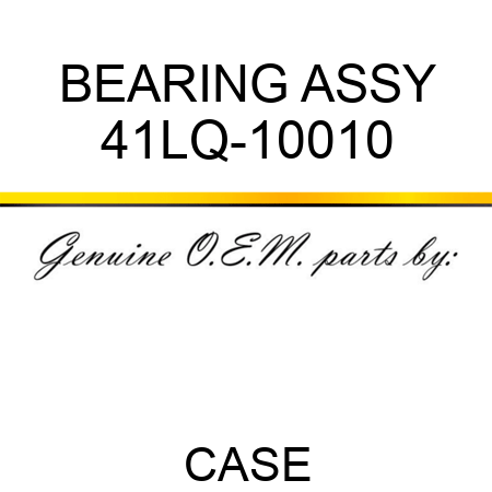 BEARING ASSY 41LQ-10010