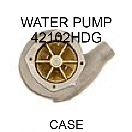 WATER PUMP 42102HDG