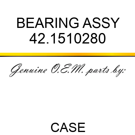BEARING ASSY 42.1510280