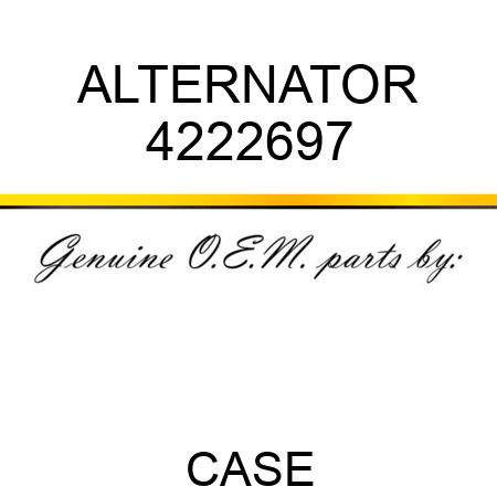 ALTERNATOR 4222697