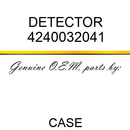 DETECTOR 4240032041