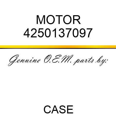MOTOR 4250137097