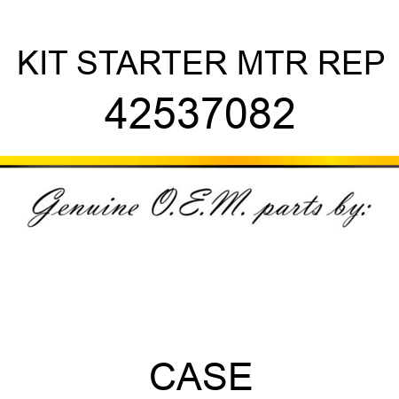 KIT, STARTER MTR REP 42537082