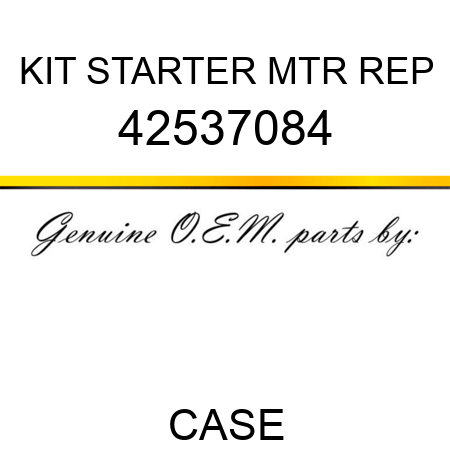 KIT, STARTER MTR REP 42537084