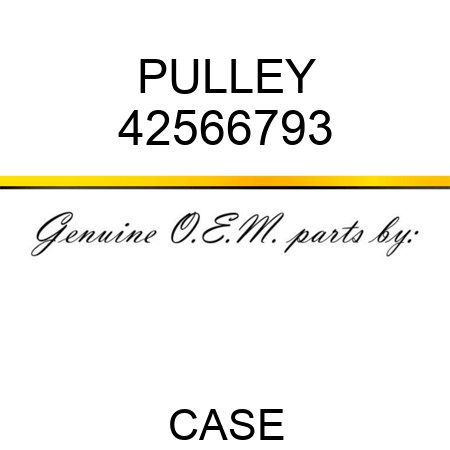 PULLEY 42566793