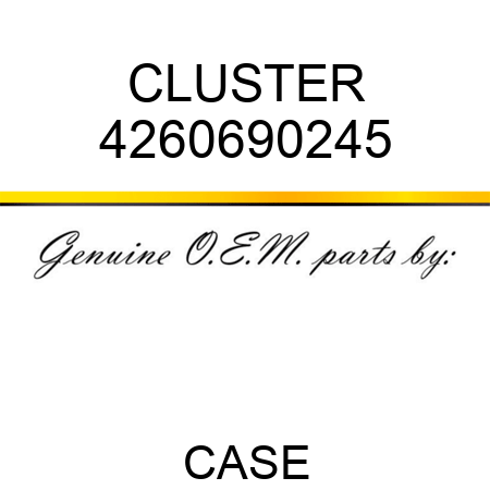 CLUSTER 4260690245