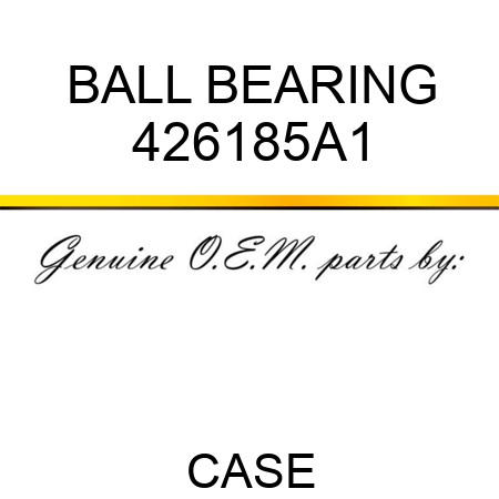 BALL BEARING 426185A1