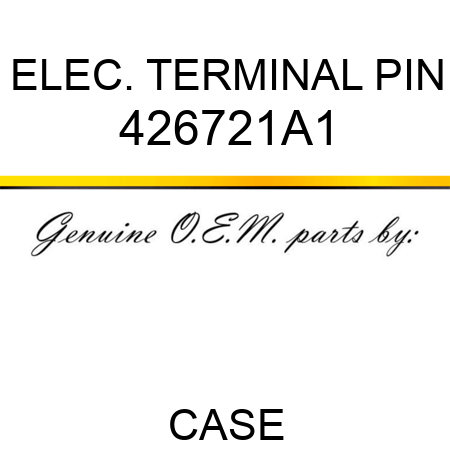 ELEC. TERMINAL PIN 426721A1