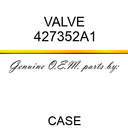 VALVE 427352A1
