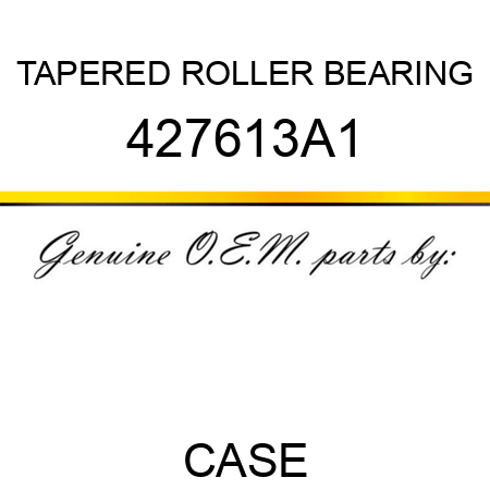 TAPERED ROLLER BEARING 427613A1