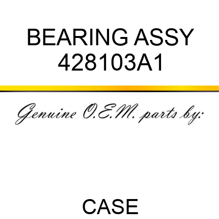 BEARING ASSY 428103A1