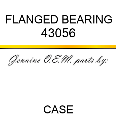 FLANGED BEARING 43056