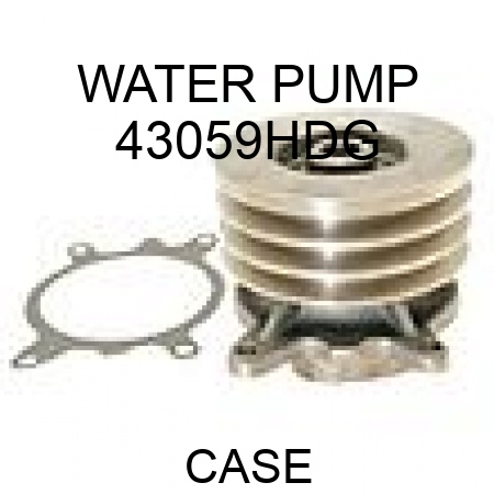 WATER PUMP 43059HDG