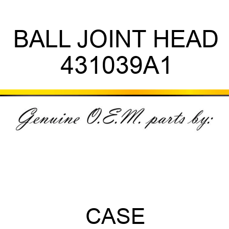 BALL JOINT HEAD 431039A1
