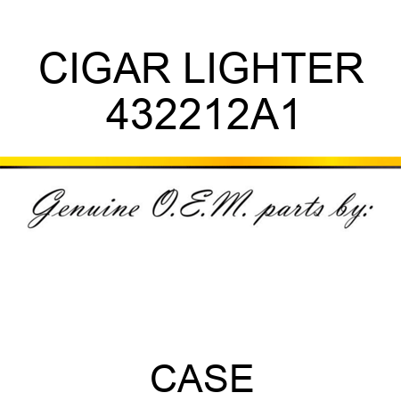 CIGAR LIGHTER 432212A1