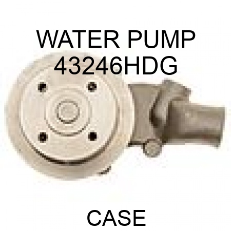 WATER PUMP 43246HDG