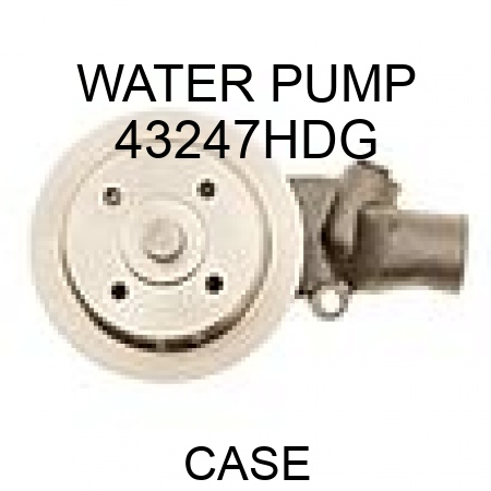 WATER PUMP 43247HDG