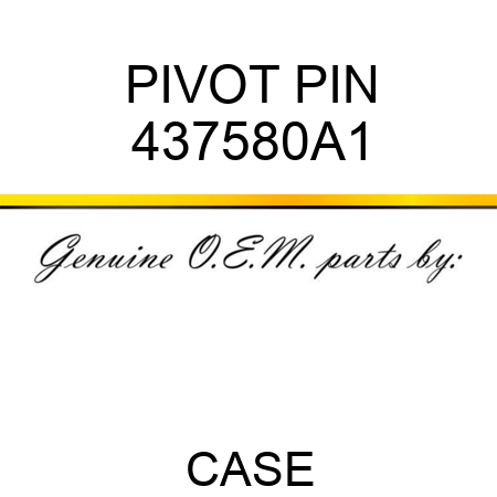 PIVOT PIN 437580A1