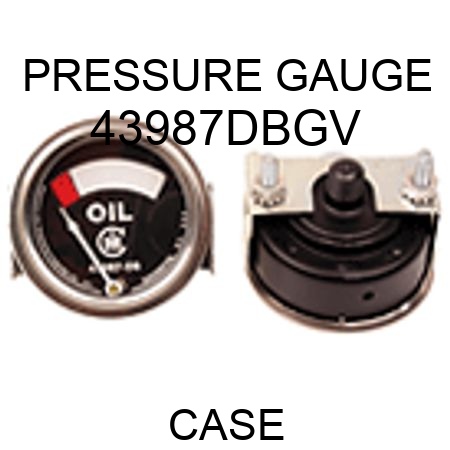 PRESSURE GAUGE 43987DBGV