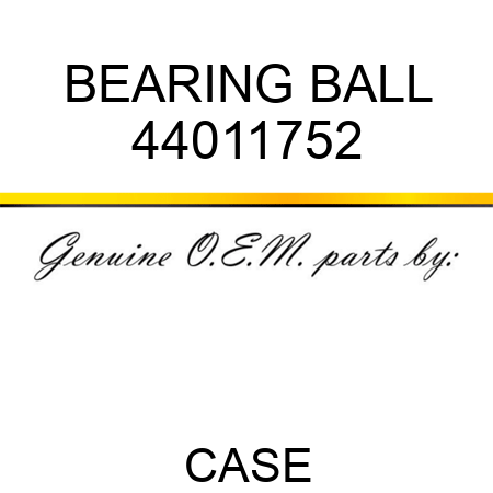 BEARING, BALL 44011752