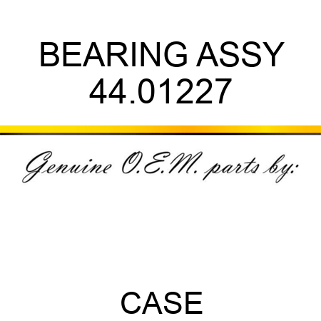 BEARING ASSY 44.01227