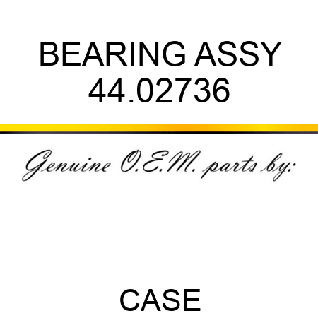 BEARING ASSY 44.02736