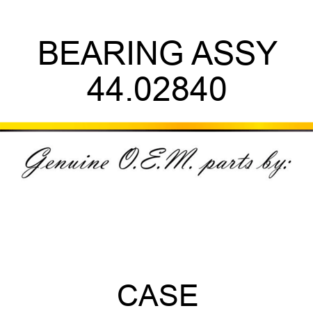 BEARING ASSY 44.02840