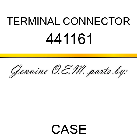 TERMINAL CONNECTOR 441161