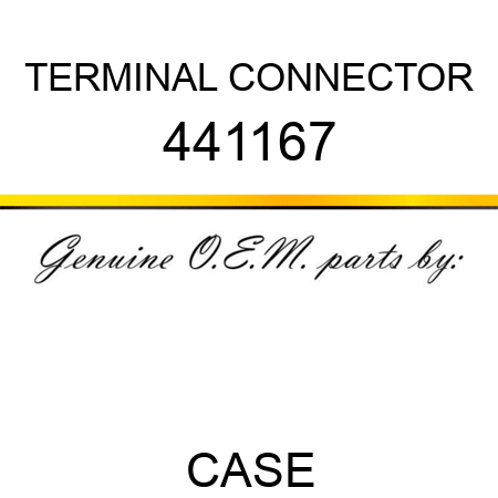 TERMINAL CONNECTOR 441167