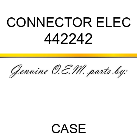CONNECTOR, ELEC 442242