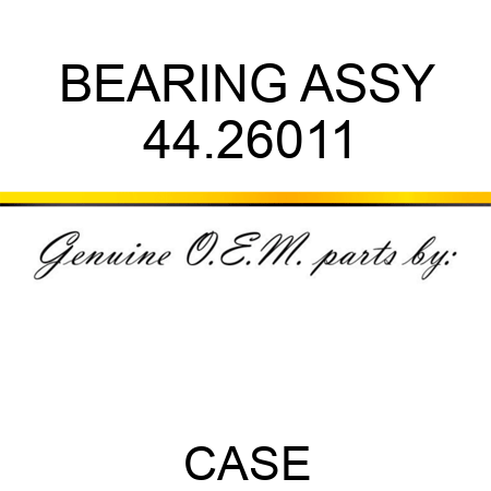 BEARING ASSY 44.26011