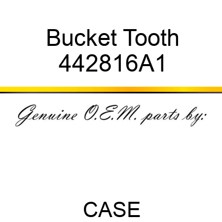 Bucket Tooth 442816A1