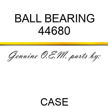 BALL BEARING 44680