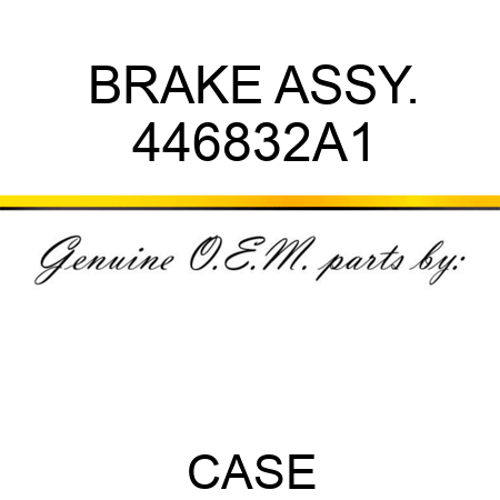 BRAKE ASSY. 446832A1