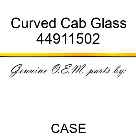 Curved Cab Glass 44911502