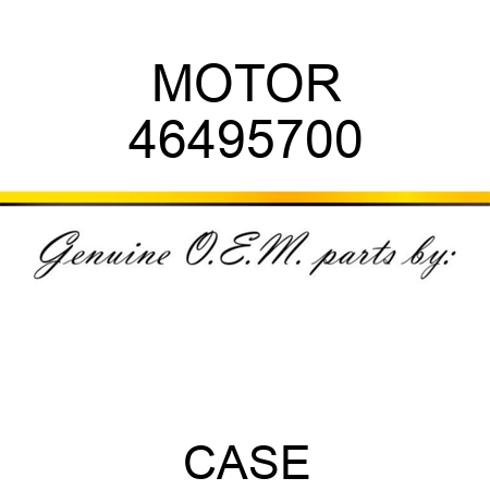 MOTOR 46495700
