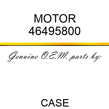 MOTOR 46495800