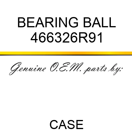 BEARING, BALL 466326R91