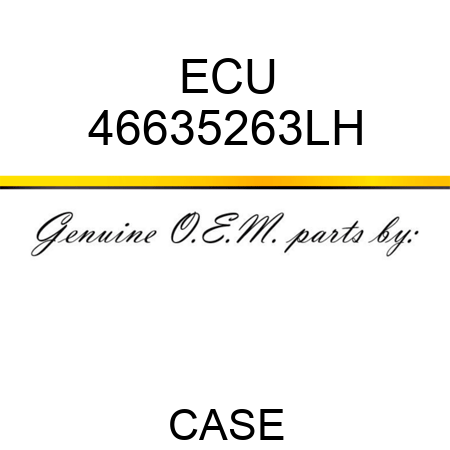 ECU 46635263LH