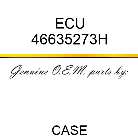 ECU 46635273H