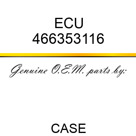 ECU 466353116