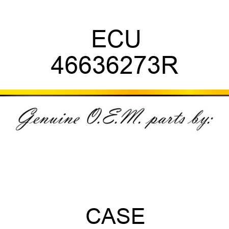 ECU 46636273R