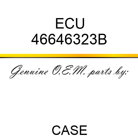 ECU 46646323B