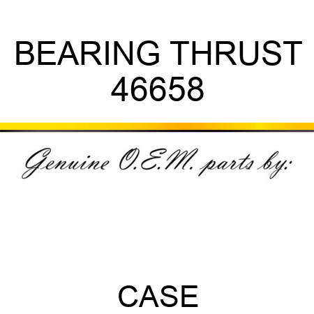BEARING, THRUST 46658