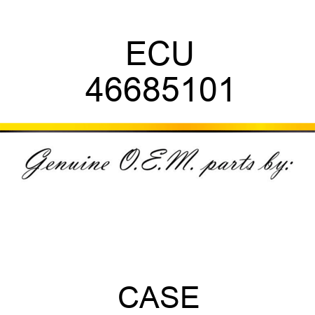 ECU 46685101