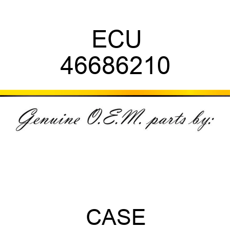 ECU 46686210