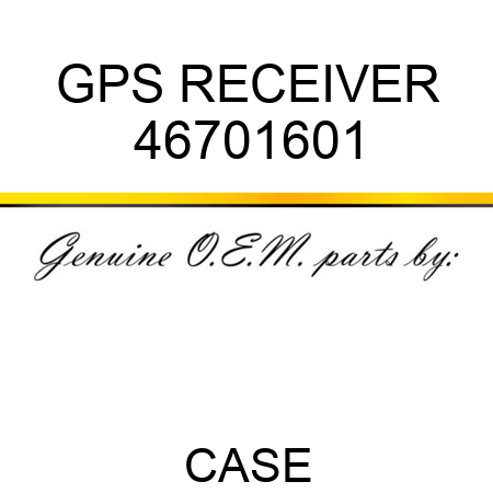 GPS RECEIVER 46701601